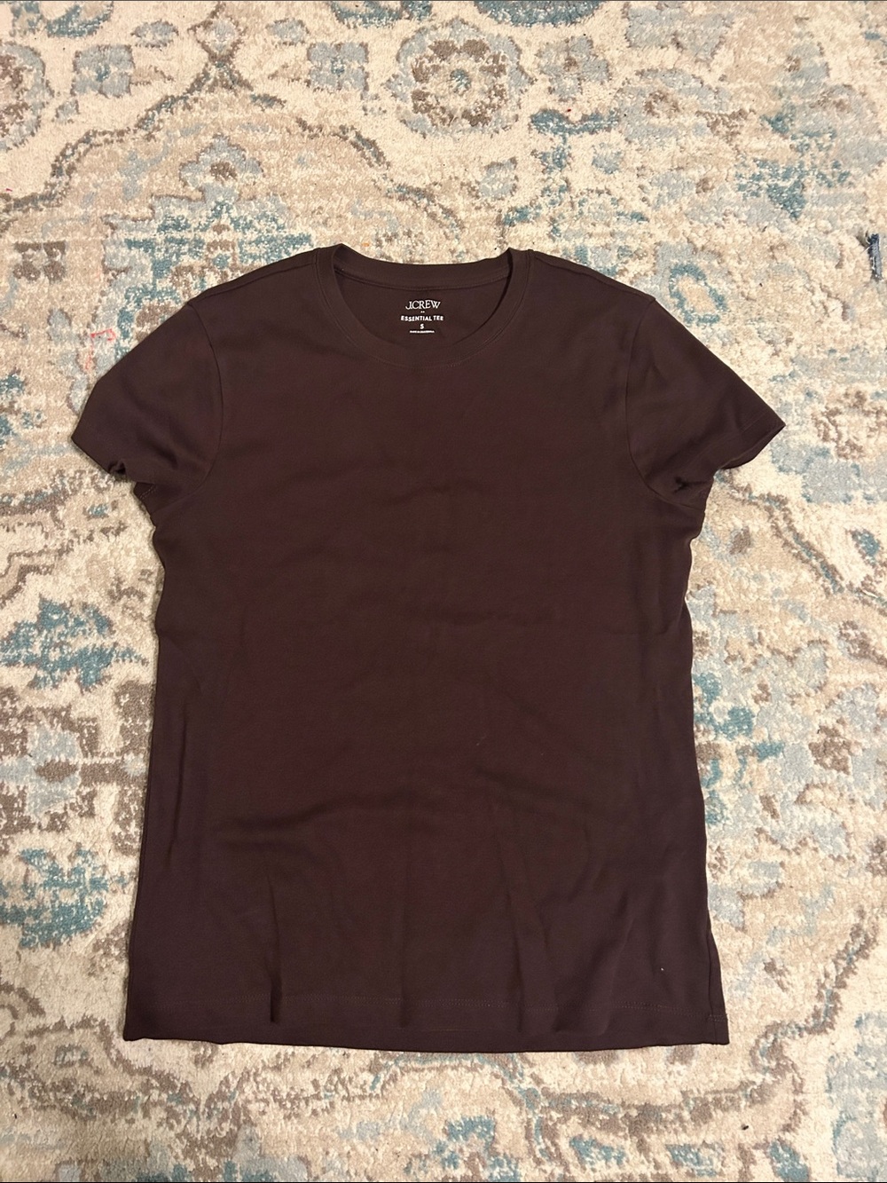 J. Crew Brown Short Sleeve Crewneck Tee